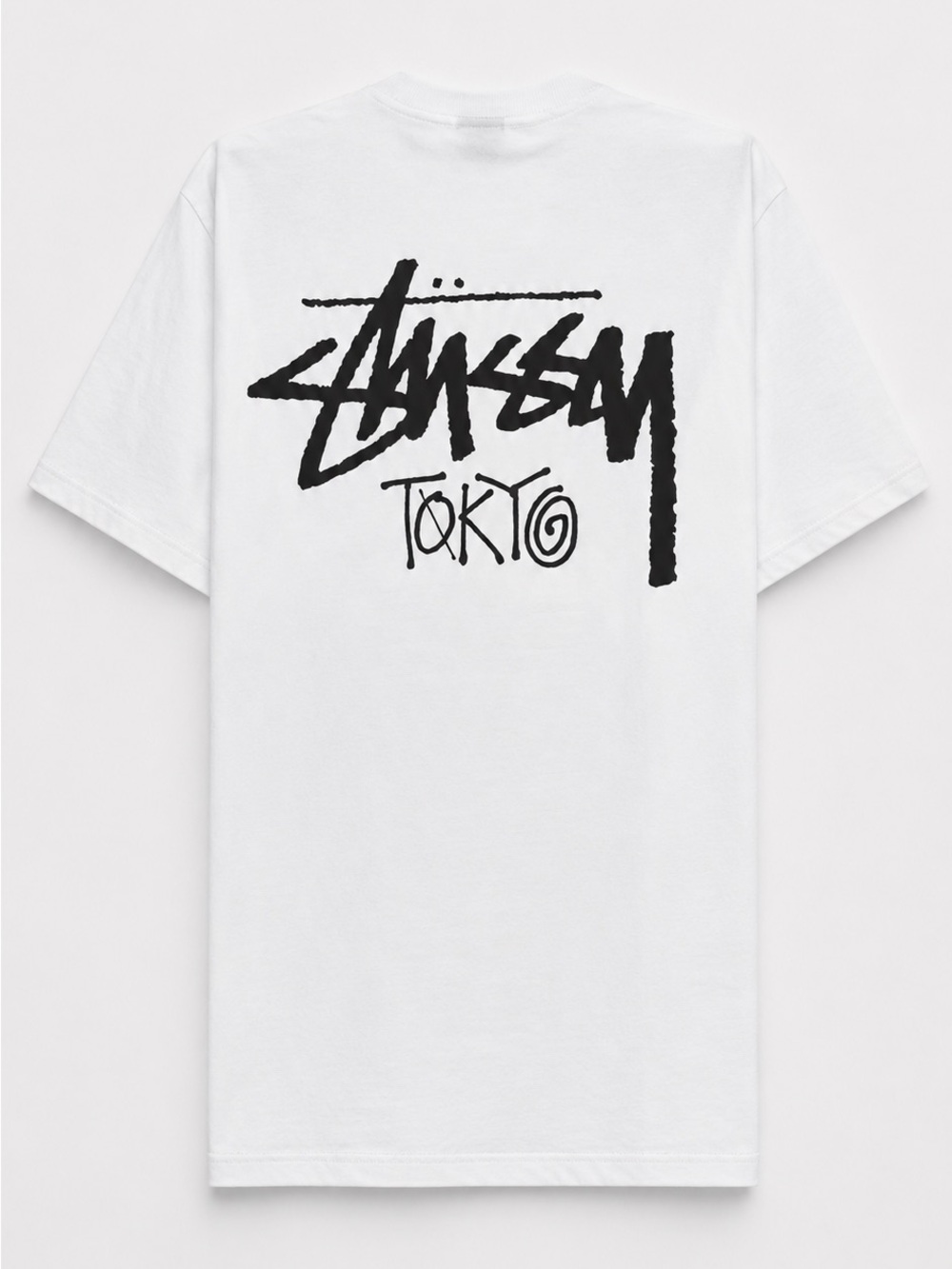 Stüssy Tokyo Big Logo T Shirt White Men’s Small 100% Cotton